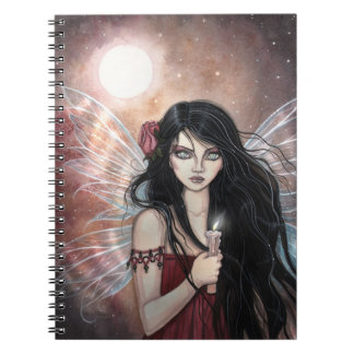 Espiral Caderno de Fantasia da Fada do Crepúsculo Terroso