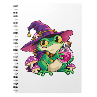 Espiral Caderno de Feiticeiro Sapo Alquimista Sem Licença
