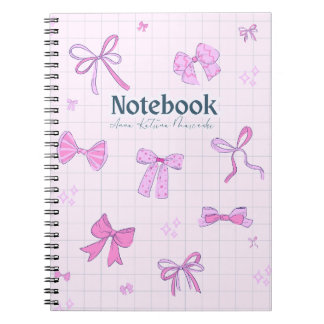 Espiral caderno de flores personalizado / flores