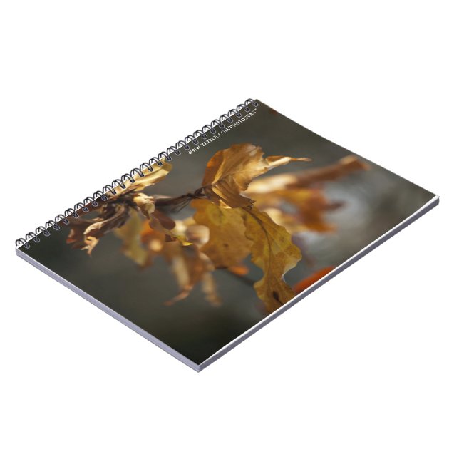 Espiral Caderno de Folhas de Outono (Left Side)