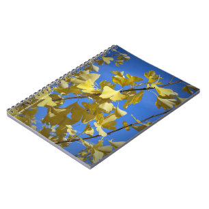 Espiral Caderno de Folhas de Outono