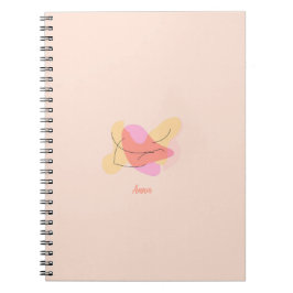 Espiral Caderno de Formas Abstratas