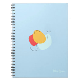 Espiral Caderno de Formas Abstratas