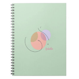 Espiral Caderno de Formas Abstratas
