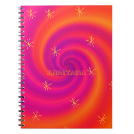 Espiral Caderno de Formas Abstratas