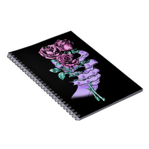 Espiral Caderno de Fotos Bouquet Gótico