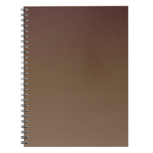 Espiral Caderno de Fotos com Gradiente Marrom