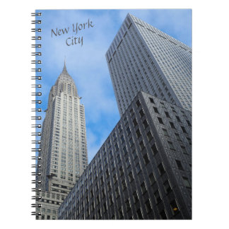 Espiral Caderno de Fotos de Arranha-Céus de Nova York em E