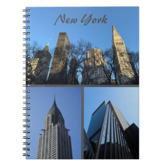Espiral Caderno de Fotos de Edifícios de Nova York