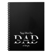 Caderno de Fotos do Dia dos Pais – Nomes Personali