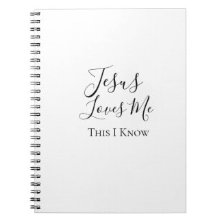 Espiral Caderno de Fotos Eu Sei que Jesus Me Ama