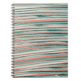 Espiral Caderno de Fotos Listrado Tema Retro