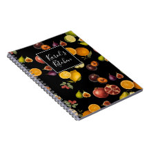 Caderno de Frutas Antigas/ Livro de Receitas (Pers