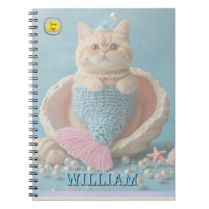 Espiral Caderno de gato personalizado com foto