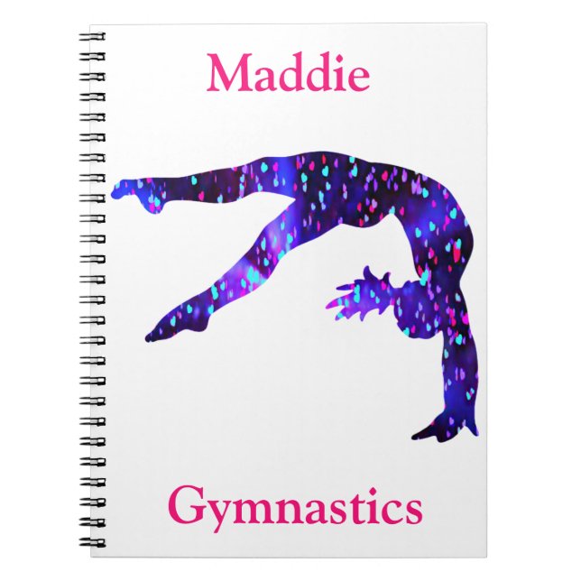 Espiral Caderno de ginástica Salto de mãos (Frente)