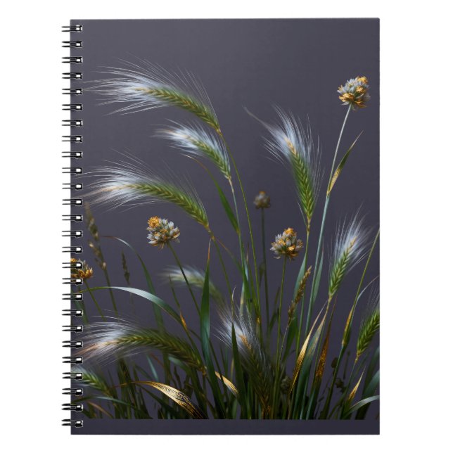Espiral Caderno de Grama Dourada (Frente)