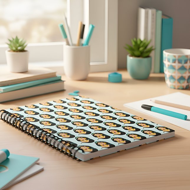 Espiral Caderno de Jasmine (Criador carregado)