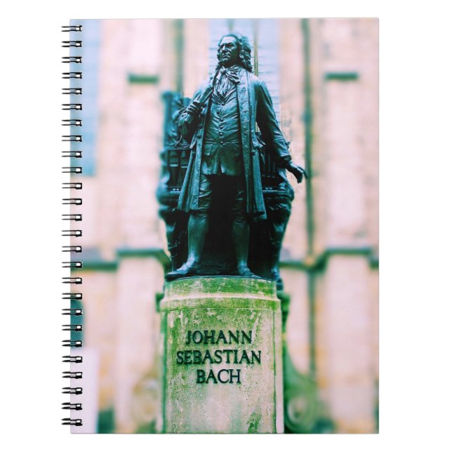 Espiral Caderno de Johann Sebastian Bach (Frente)