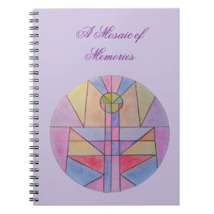 Espiral Caderno de Jornal Mosaico de Memórias