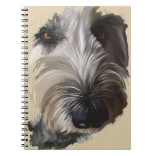 Espiral Caderno de Labradoodle - trabalhos artísticos