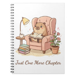 Espiral Caderno de Leituras do Cute Capybara – Só Mais Um
