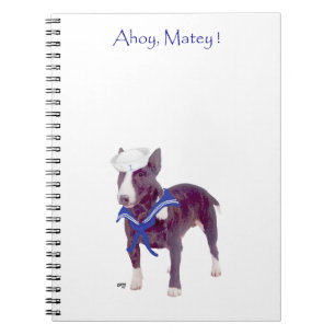 Espiral Caderno de Marinheiro Bull Terrier