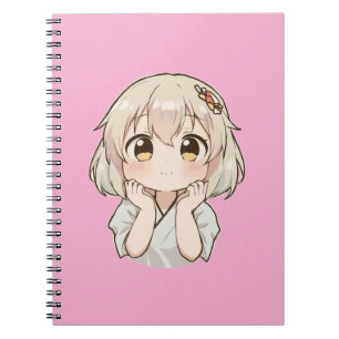 Espiral Caderno de Menina Anime Fofa – Diário de Volta às