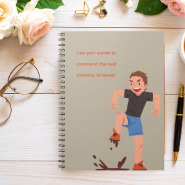 Espiral Caderno de Menino Furiosamente Pisando na Lama – L