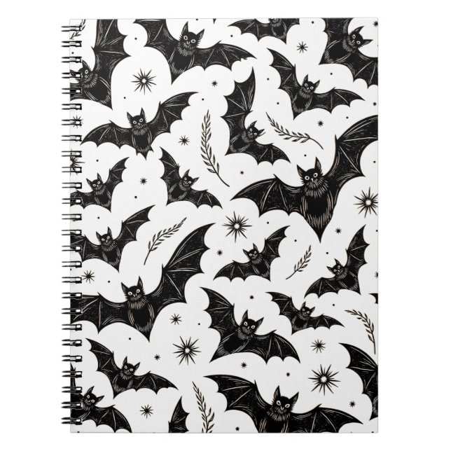 Espiral Caderno de Morcego (Frente)