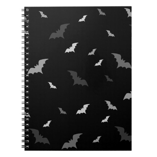 Espiral Caderno de Morcegos Vampiros Góticos (Frente)