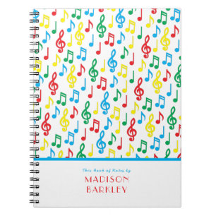 Espiral Caderno de Música Professor de Música Nota Musical