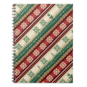 Espiral Caderno de Natal Colorido – Desenho de Inverno Fes