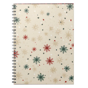 Espiral Caderno de Natal Colorido – Desenho de Inverno Fes