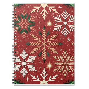 Espiral Caderno de Natal Colorido – Desenho de Inverno Fes