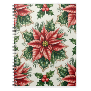 Espiral Caderno de Natal Colorido – Desenho de Inverno Fes