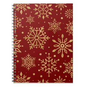 Espiral Caderno de Natal Colorido – Desenho de Inverno Fes