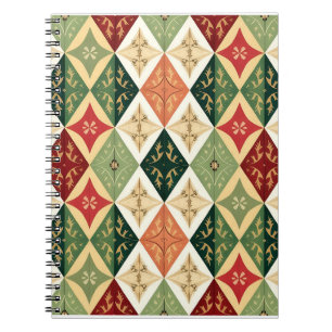 Espiral Caderno de Natal Colorido – Desenho de Inverno Fes
