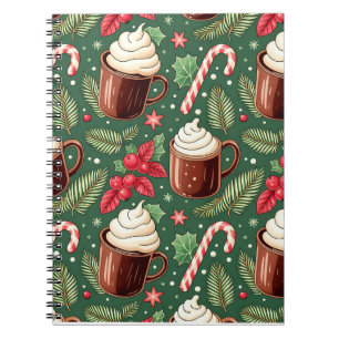 Espiral Caderno de Natal Colorido – Desenho de Inverno Fes