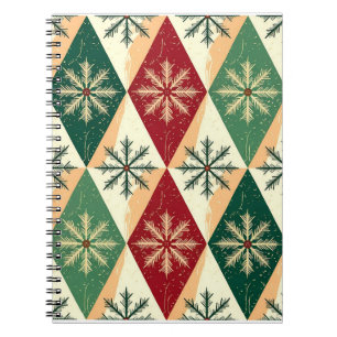 Espiral Caderno de Natal Colorido – Desenho de Inverno Fes