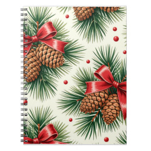 Espiral Caderno de Natal Colorido – Desenho de Inverno Fes
