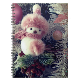 Espiral Caderno de Natal do Boneco de Neve