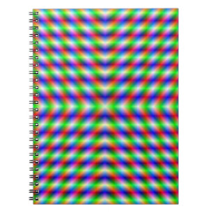 Espiral Caderno de néon de X