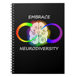 Espiral Caderno de Neurodiversity do abraço