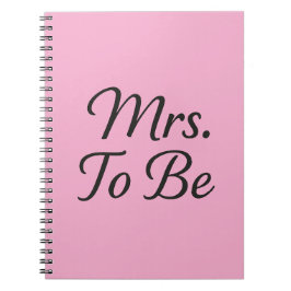 Espiral Caderno de Noiva Elegante – Design Mrs. To Be
