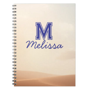 Espiral Caderno de Nome em Letra Elegante