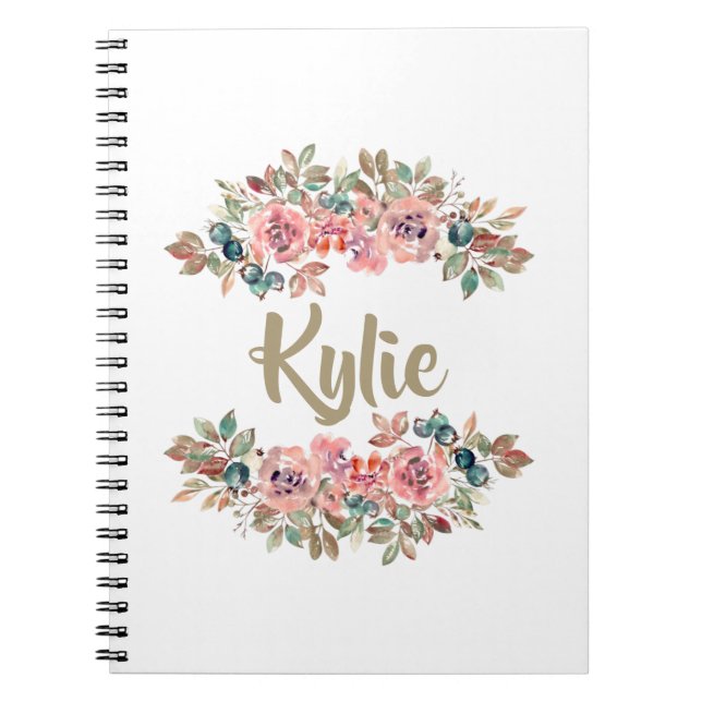 Espiral Caderno de Nome Personalizado | Presentes Personal (Frente)