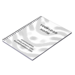 Espiral Caderno de notas brilhante simples e elegante adic