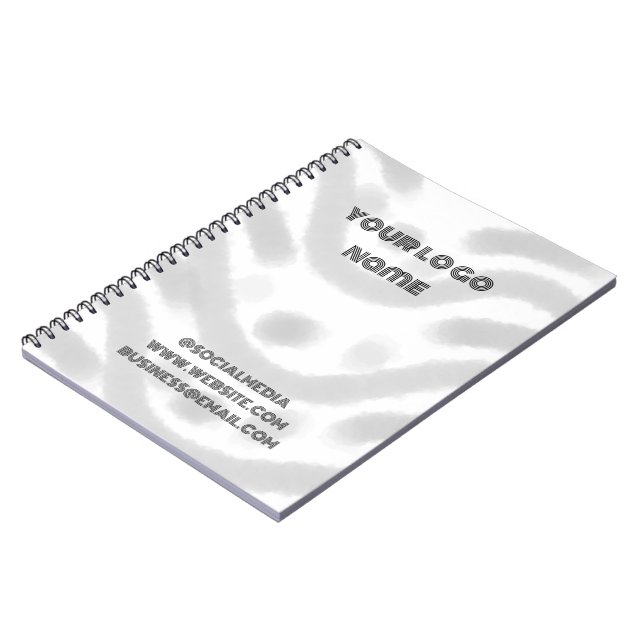 Espiral Caderno de notas brilhante simples e elegante adic (Left Side)