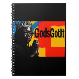 Espiral Caderno de Notas Deus Tem Isso