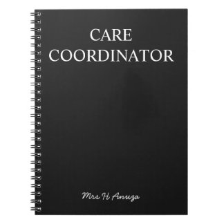 Espiral Caderno de Notas do Coordenador de Cuidados |